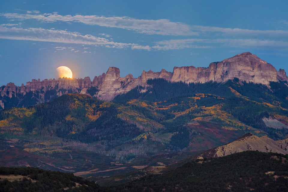 Moon Blended Image