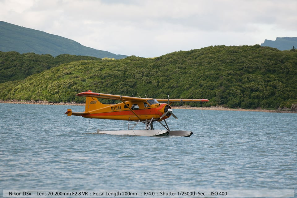 Arriving by Float Plane in Katmai