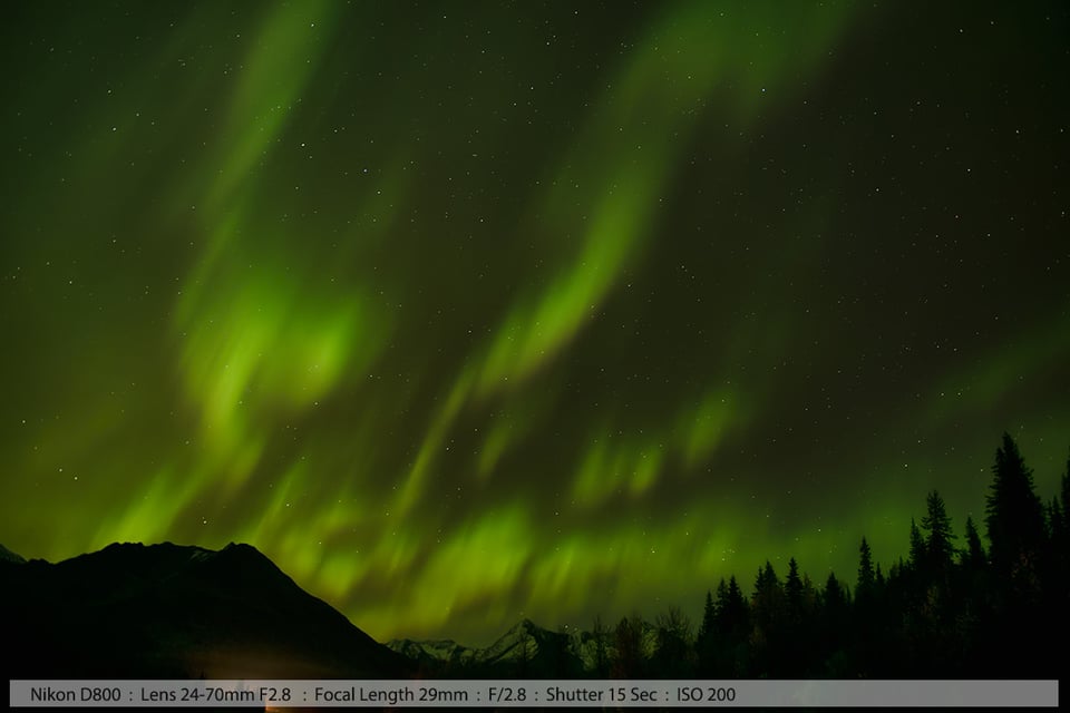 Aurora or Northern Lights Alaska