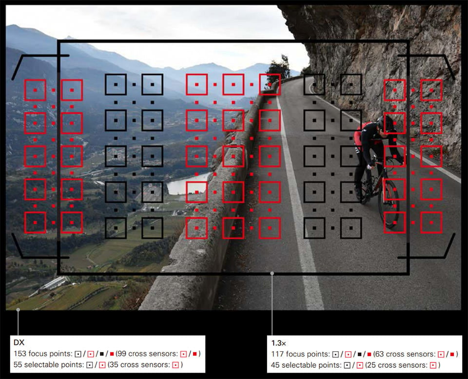 Nikon D500 Viewfinder Coverage