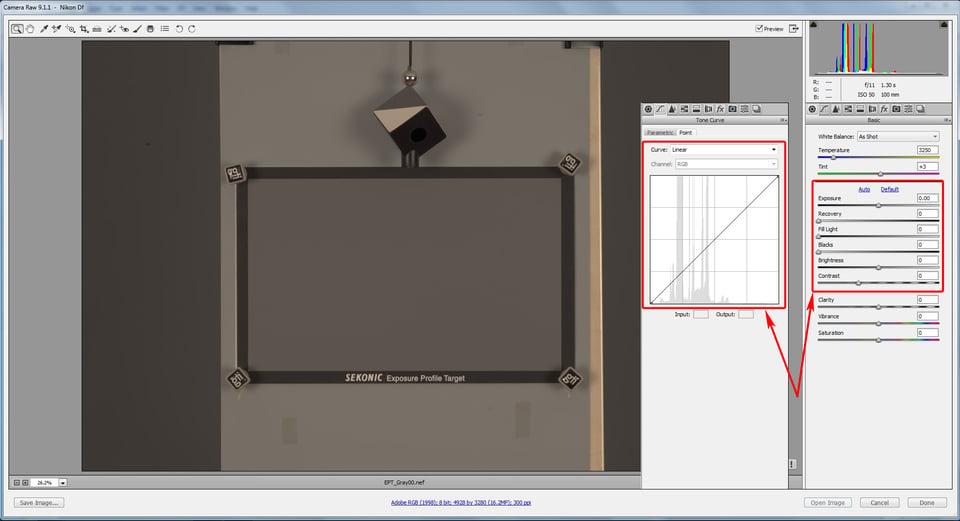 Figure 20. ACR. PV2010. Zeroed-out default settings