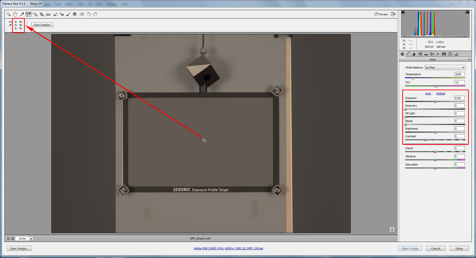 Figure 24. PV2010 with zeroed-out defaults. Shot with ISO 64. Gsampler = 90 instead of 102