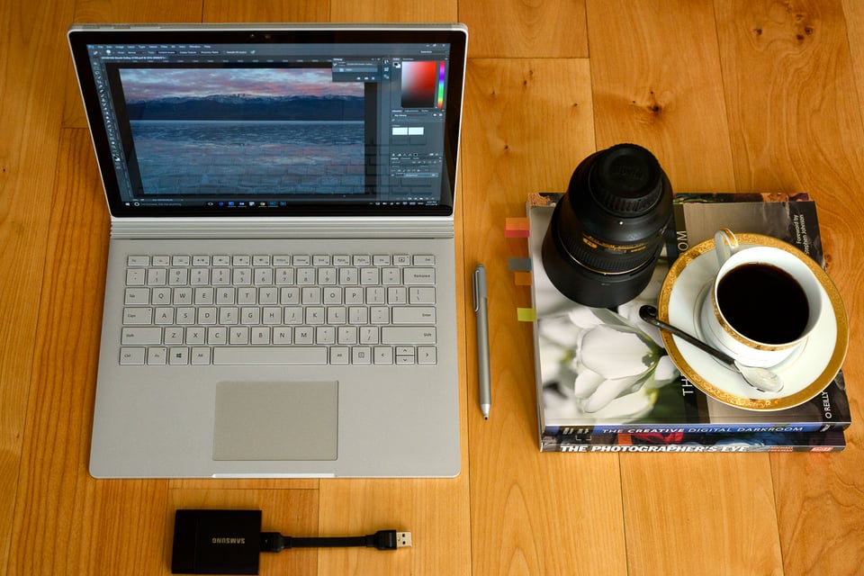 Surface Book and Samsung T1