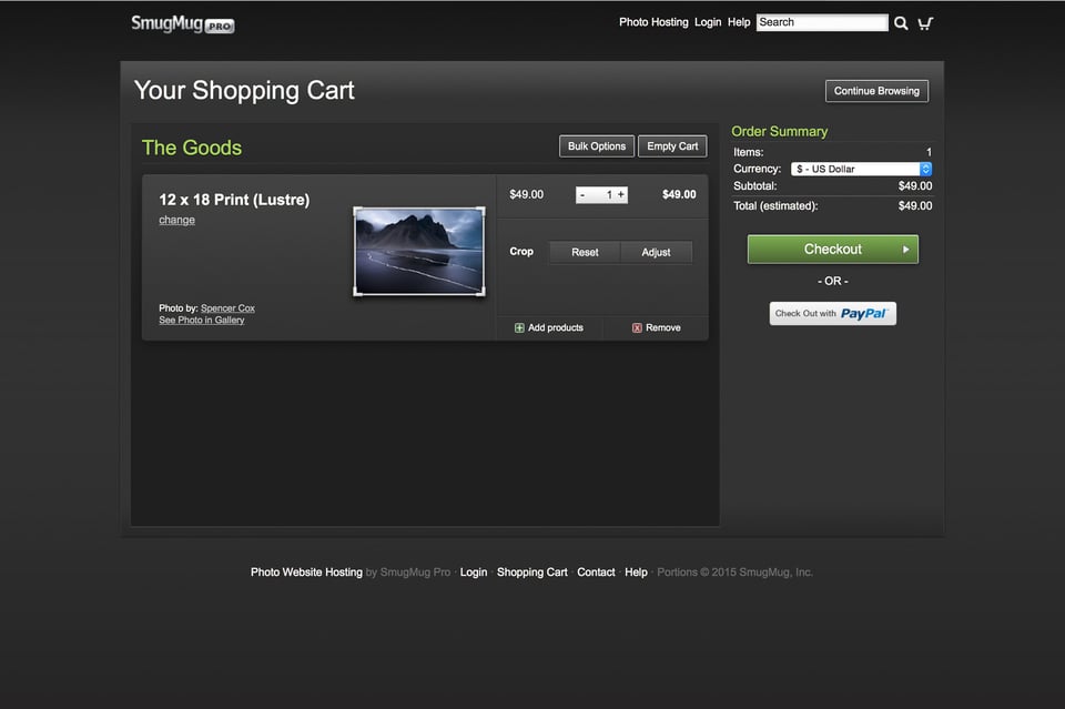 SmugMug-Purchasing-Page