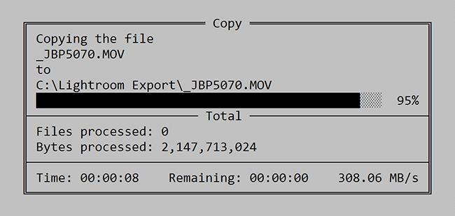 Dell UHS II Transfer Speed