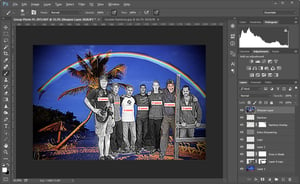 Photoshop Puerto Rico Layers