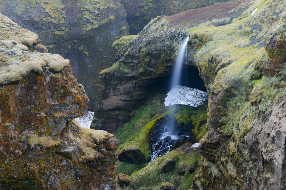 Underground Waterfall