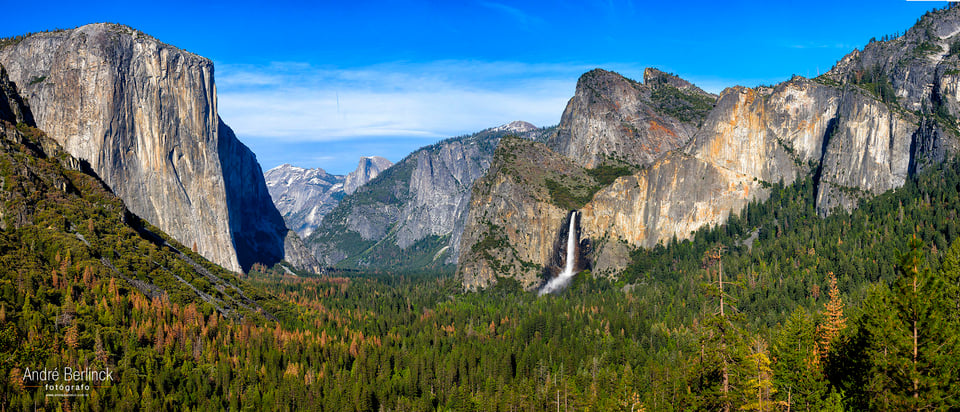 Yosemite - Tunnel View Panorama