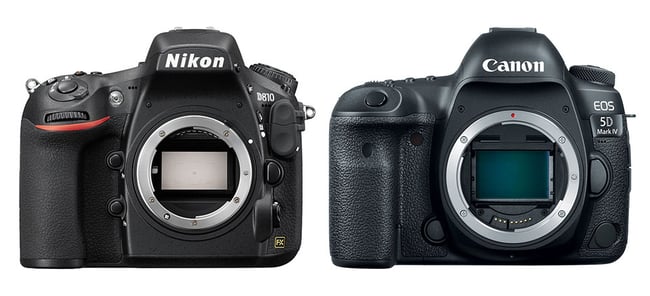 Nikon D810 vs Canon 5D Mark IV