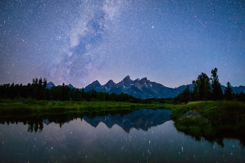 The Tetons at Night