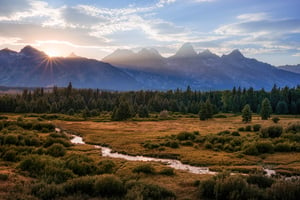 Hazy Mountain Valley