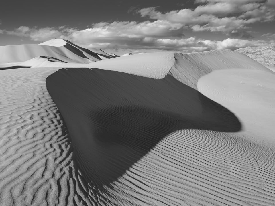 Death Valley Eureka Dunes B&W
