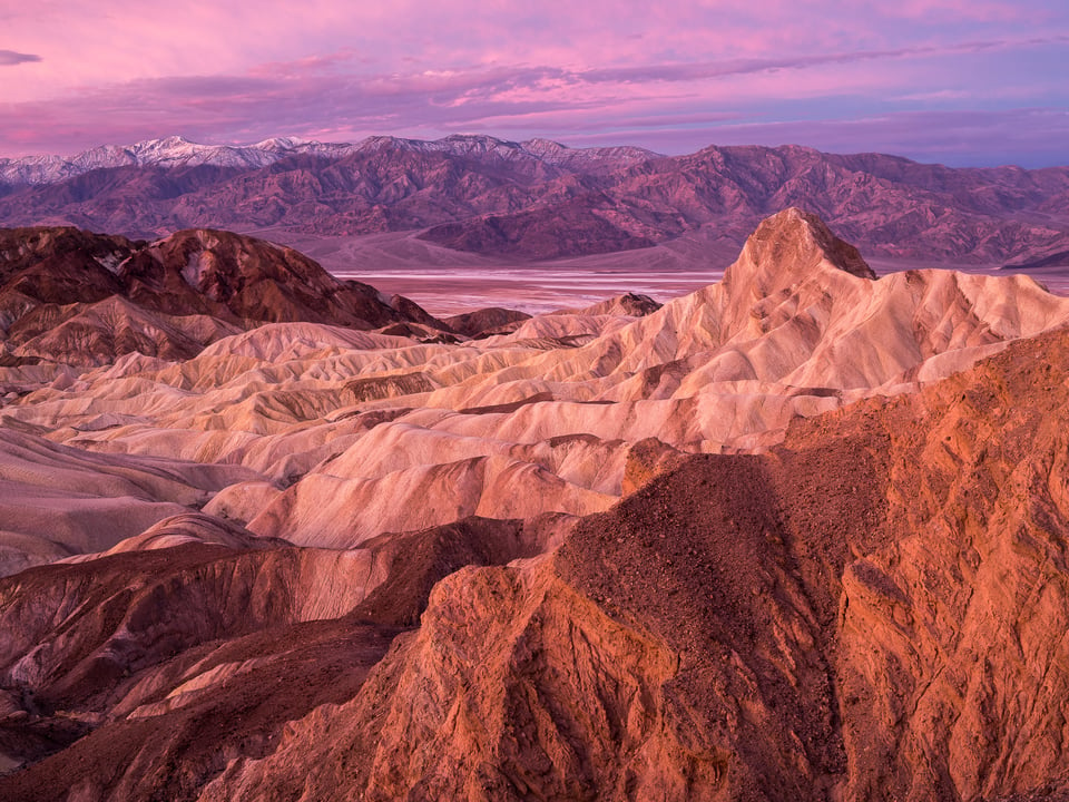 Death Valley Zabriskie Point Sunrise