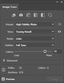Illustrator Image Trace