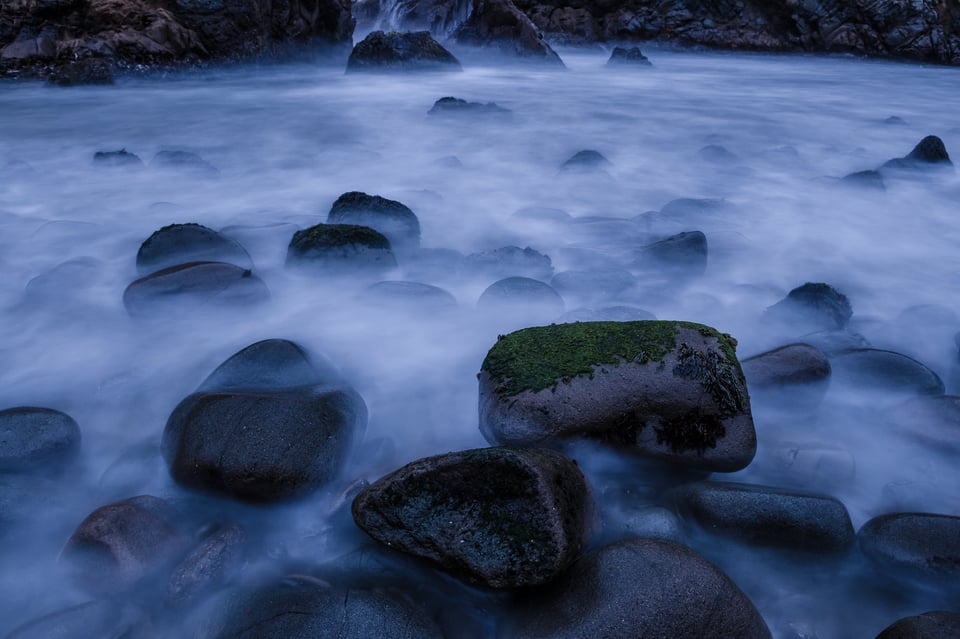 30 second exposure at the ocean