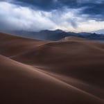 Diagonal landscape composition