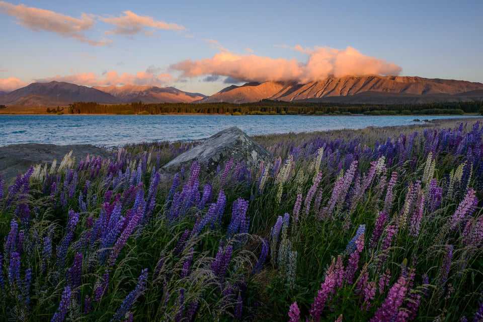 Landscape with fast shutter speed to freeze motion