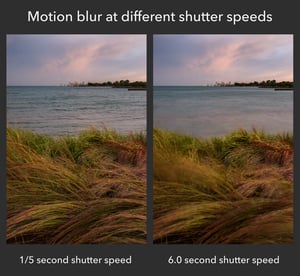 Motion blur comparison