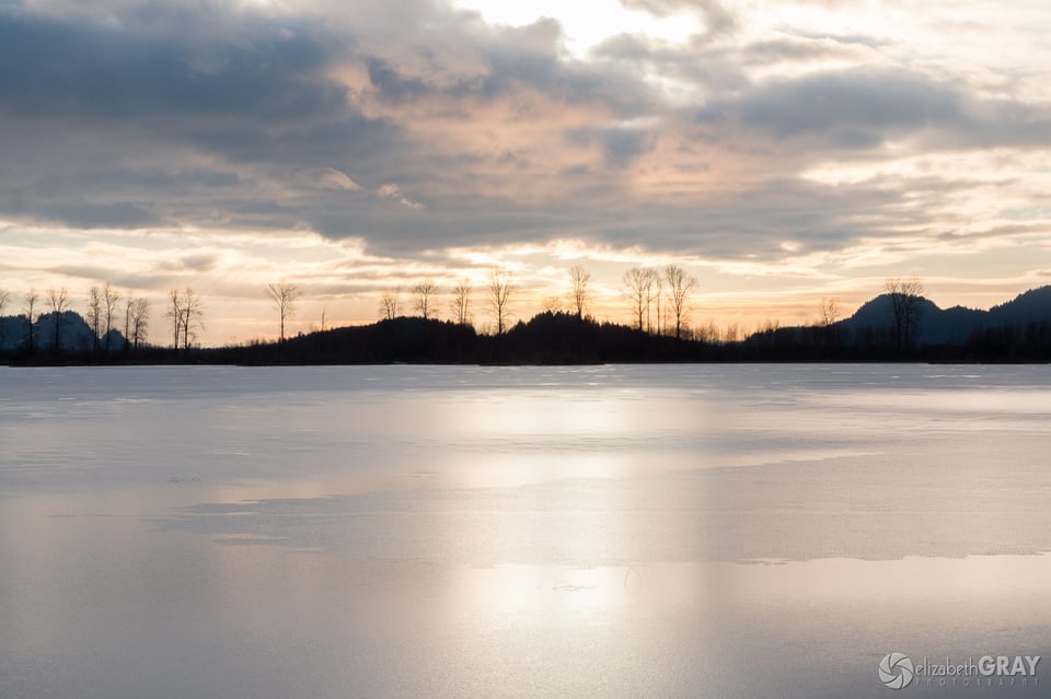 Pitt Lake Silhouette