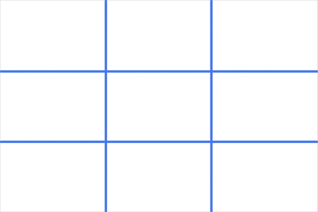 Rule of thirds grid