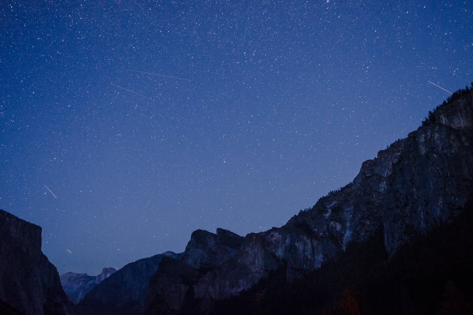 Stars over Half Dome