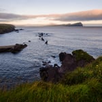 Sunrise landscape in Ireland