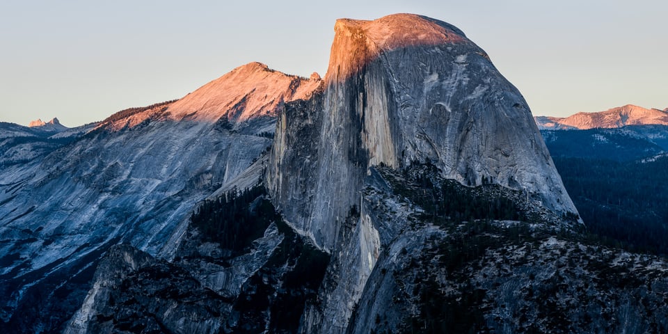 Sunset at Half Dome