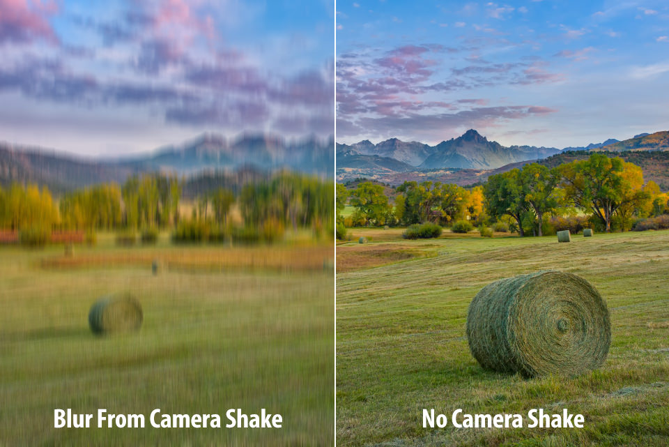 With and Without Camera Shake