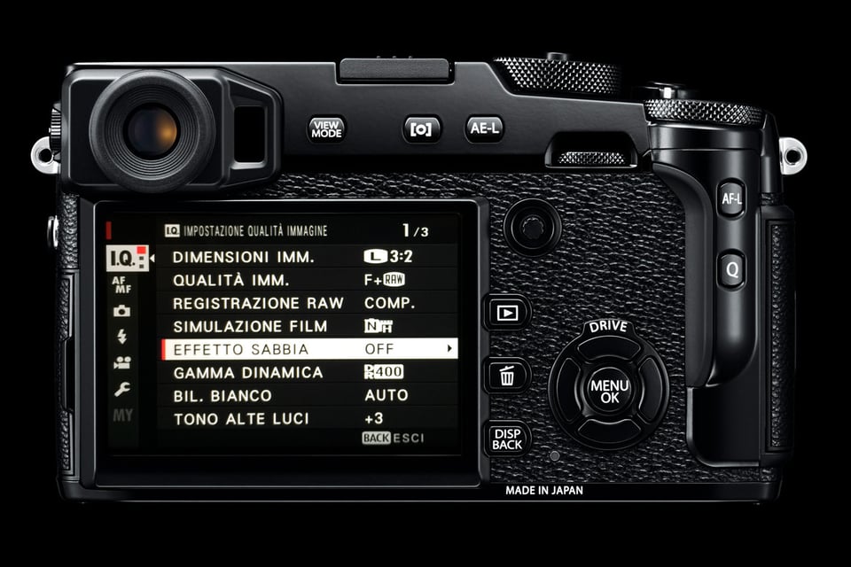 FujiFilm X-Pro2 - Menu