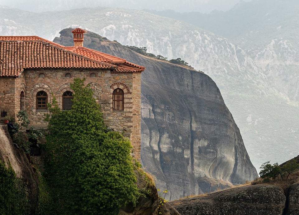 Churches on Giant Spires of Rock