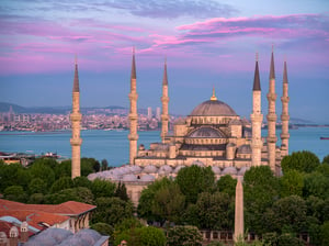 Blue Mosque at Sunset