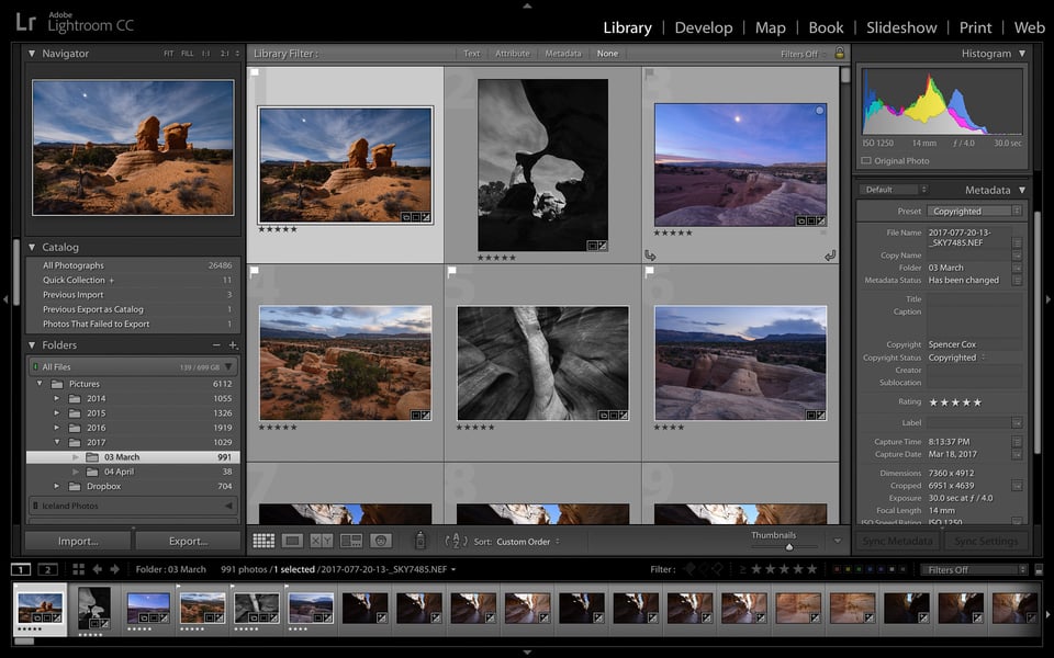 Lightroom-Library-Module-Filmstrip