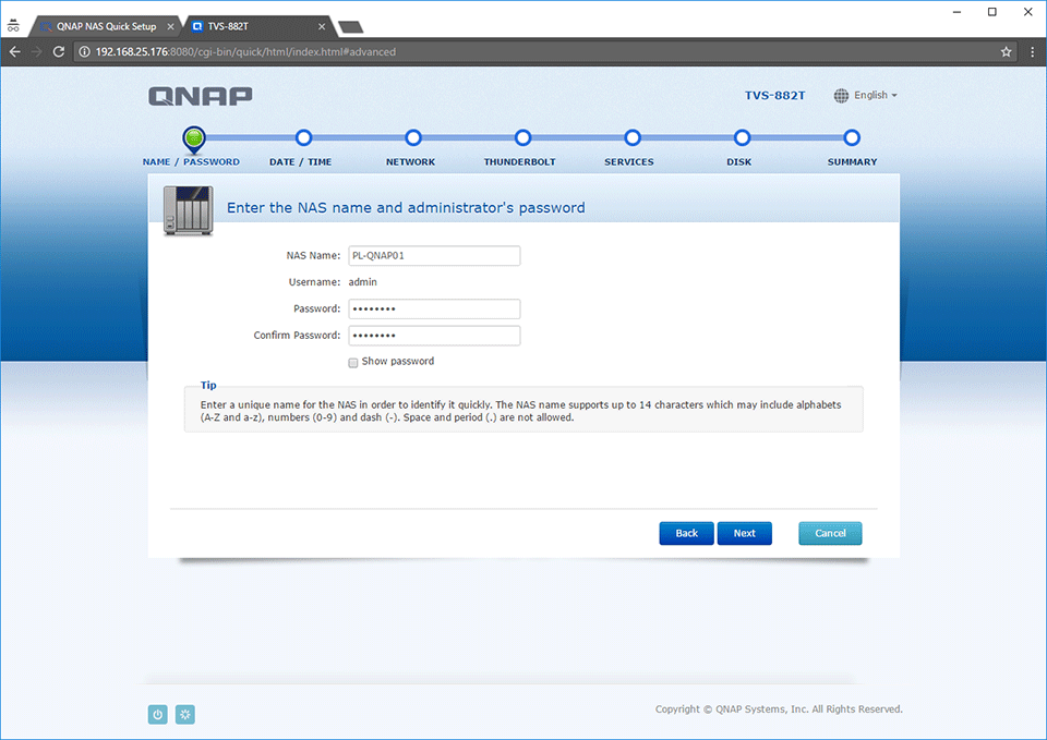 QNAP Setup 02