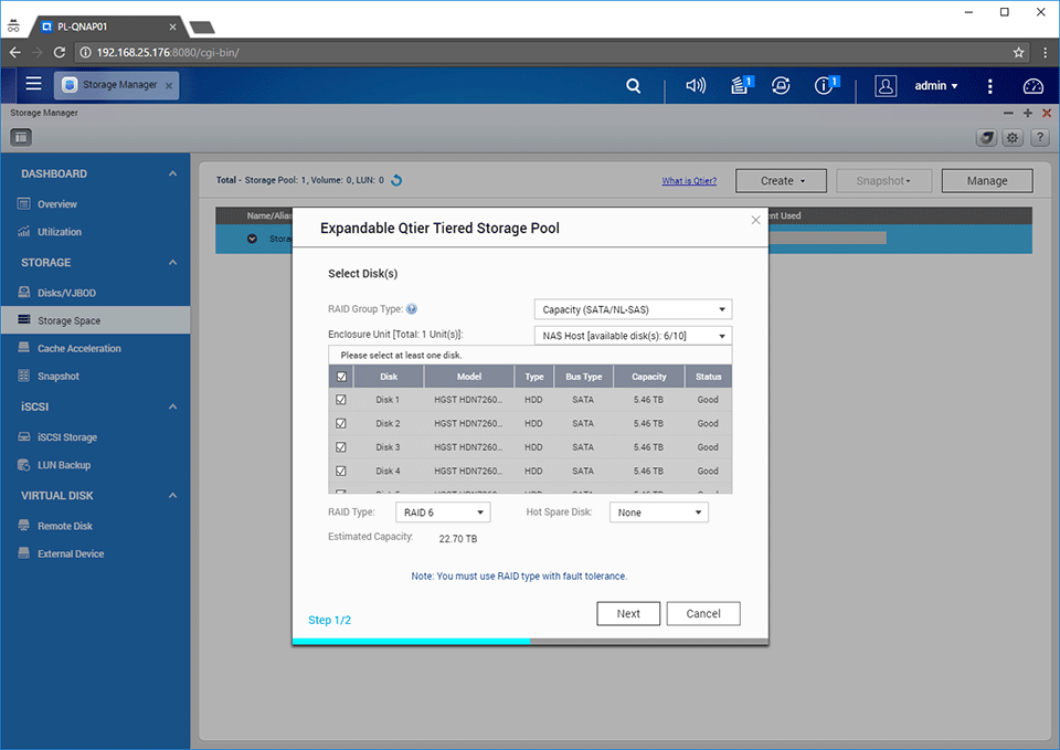 QNAP Storage Manager 05