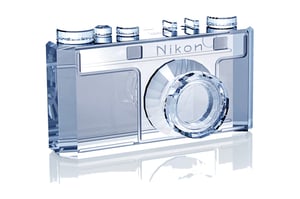 Nikon 100th Anniversary Crystal Nikon Model 1 Camera