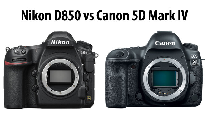 Nikon D850 vs Canon 5D Mark IV