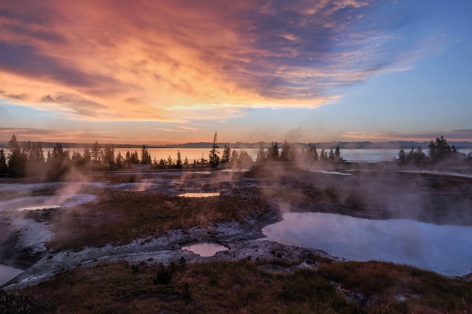 Yellowstone sunrise