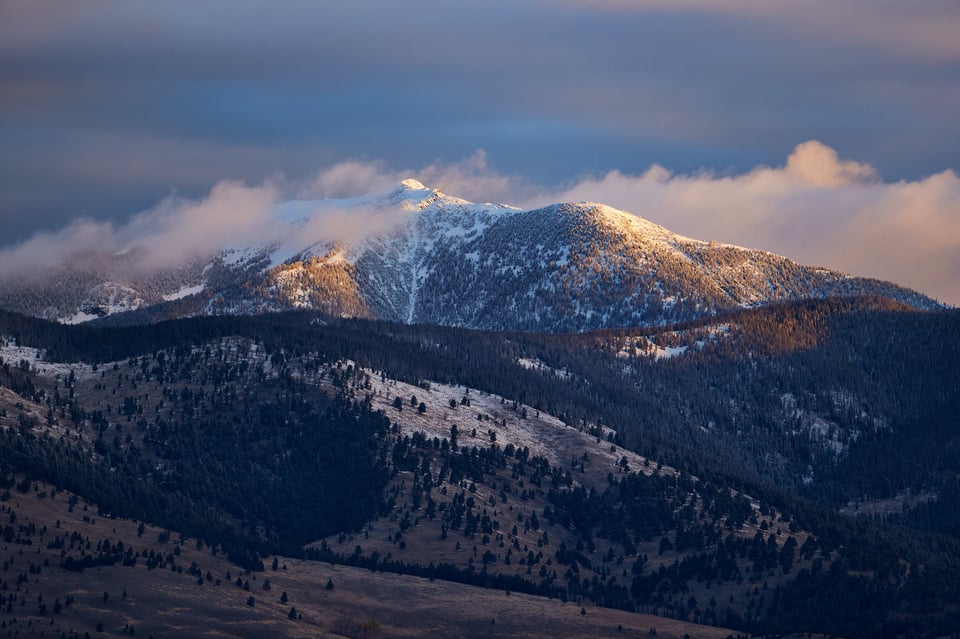 Mountain at Sunset