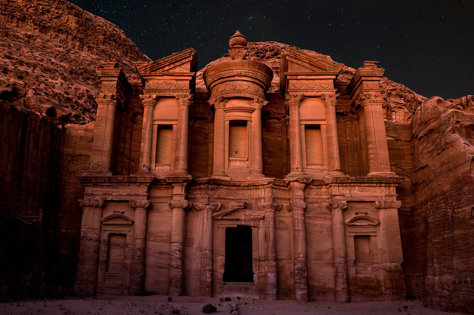 Monastery, Petra at Night