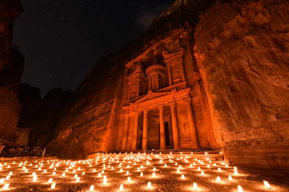 Petra by Night - Treasury