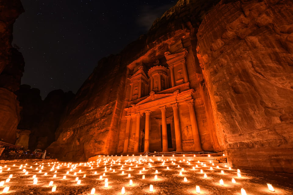 Petra by Night, Jordan