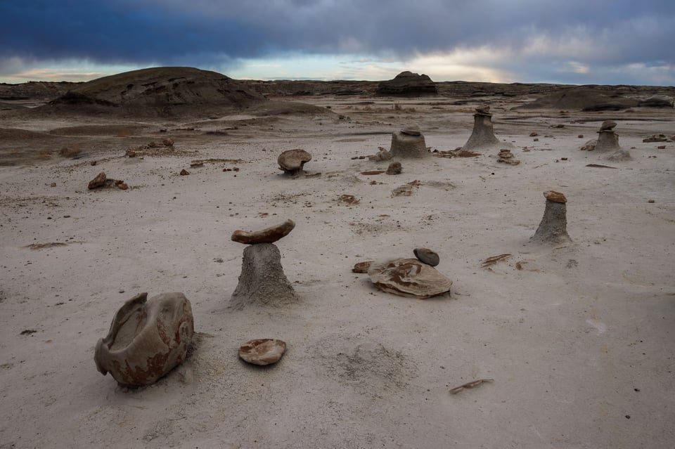 Bisti Badlands Landscape Photo