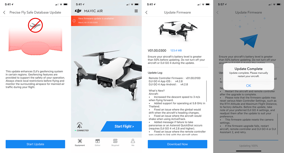 DJI Mavic Air Firmware Update