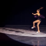 Spotlight Ice Skating Photo