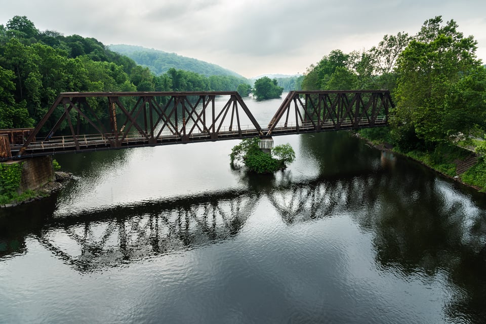 Bridge over water