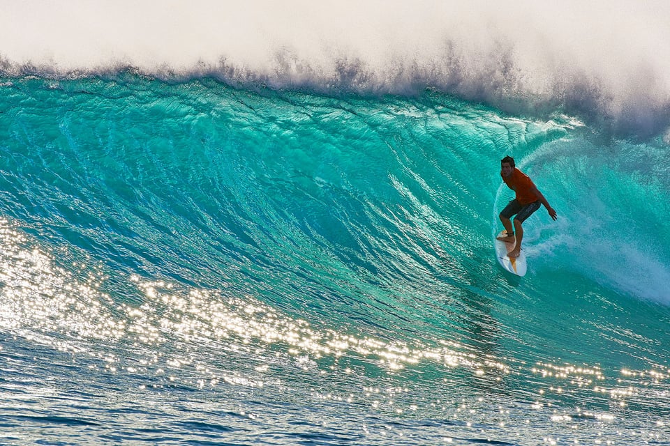 Surfing in Indonesia