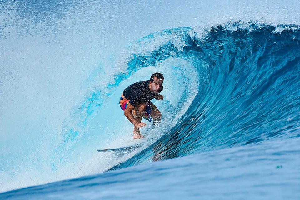 Surfing in Indonesia Waves