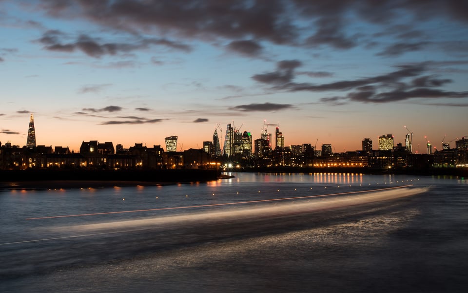 River Thames at Sunset