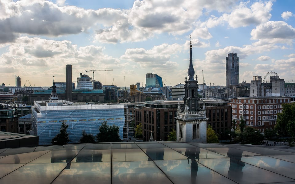 Rooftop View from One New Change Shopping Centre