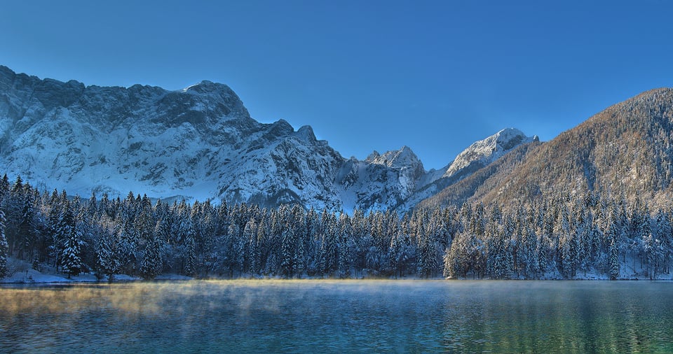 Snowy Mountain Panorama